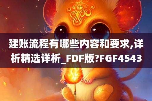 建账流程有哪些内容和要求,详析精选详析_FDF版?FGF4543