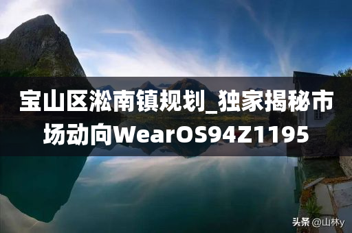 宝山区淞南镇规划_独家揭秘市场动向WearOS94Z1195