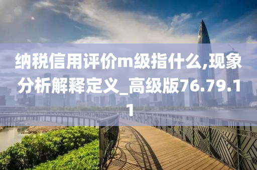 纳税信用评价m级指什么,现象分析解释定义_高级版76.79.11