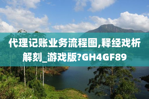 代理记账业务流程图,释经戏析解刻_游戏版?GH4GF89