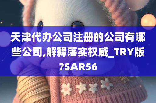 天津代办公司注册的公司有哪些公司,解释落实权威_TRY版?SAR56