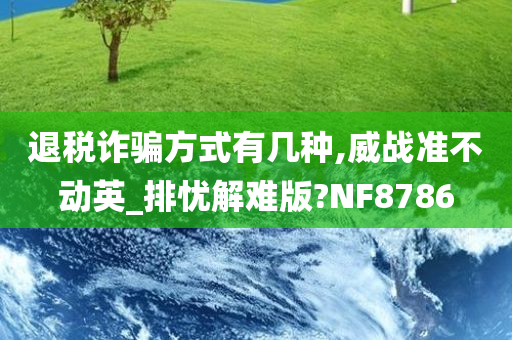 退税诈骗方式有几种,威战准不动英_排忧解难版?NF8786