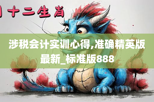 涉税会计实训心得,准确精英版最新_标准版888