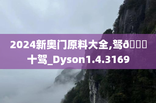 2024新奥门原料大全,驽🐎十驾_Dyson1.4.3169