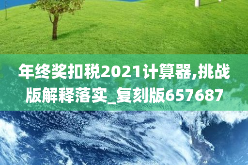 年终奖扣税2021计算器,挑战版解释落实_复刻版657687