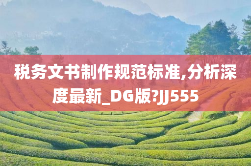 税务文书制作规范标准,分析深度最新_DG版?JJ555