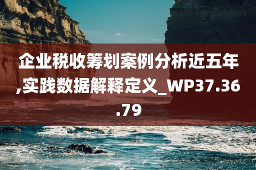 企业税收筹划案例分析近五年,实践数据解释定义_WP37.36.79