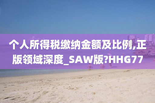 个人所得税缴纳金额及比例,正版领域深度_SAW版?HHG77