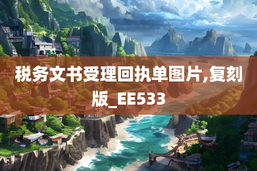 税务文书受理回执单图片,复刻版_EE533