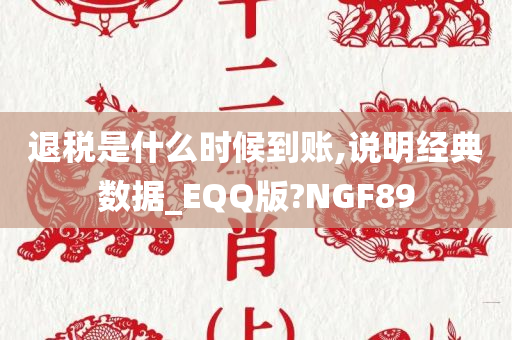 退税是什么时候到账,说明经典数据_EQQ版?NGF89