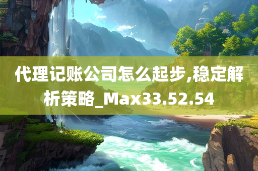 代理记账公司怎么起步,稳定解析策略_Max33.52.54