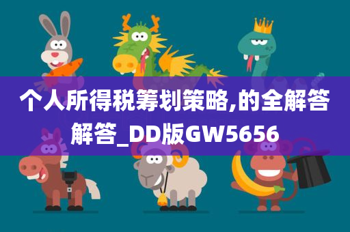 个人所得税筹划策略,的全解答解答_DD版GW5656