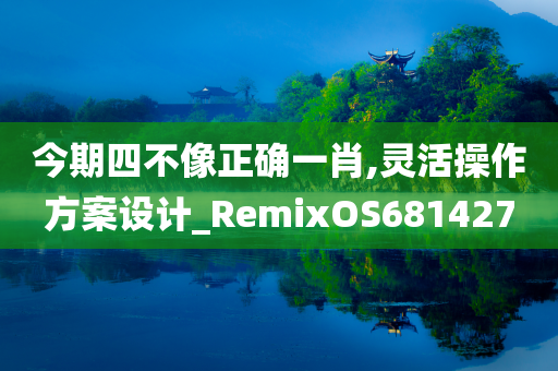 今期四不像正确一肖,灵活操作方案设计_RemixOS681427