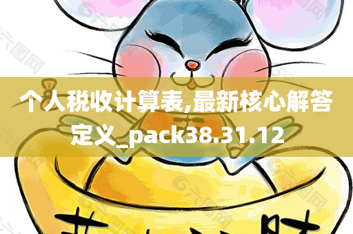 个人税收计算表,最新核心解答定义_pack38.31.12