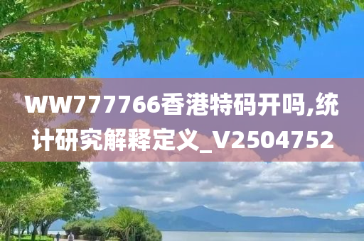 WW777766香港特码开吗,统计研究解释定义_V2504752