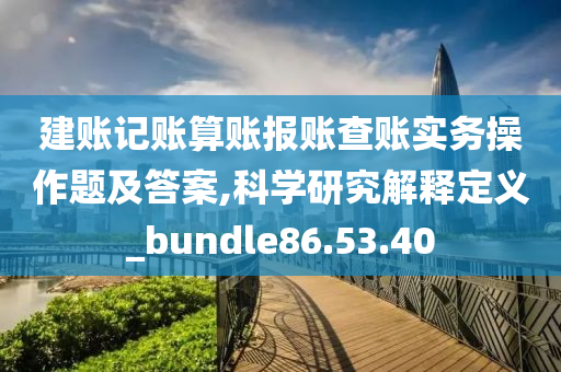 建账记账算账报账查账实务操作题及答案,科学研究解释定义_bundle86.53.40