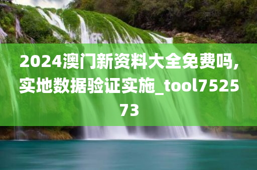 2024澳门新资料大全免费吗,实地数据验证实施_tool752573