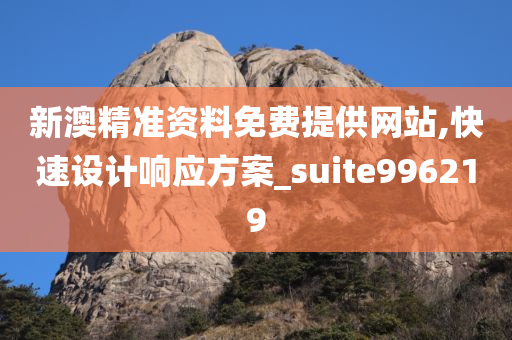 新澳精准资料免费提供网站,快速设计响应方案_suite996219