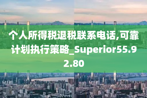 个人所得税退税联系电话,可靠计划执行策略_Superior55.92.80