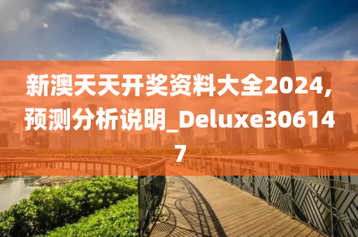 新澳天天开奖资料大全2024,预测分析说明_Deluxe306147