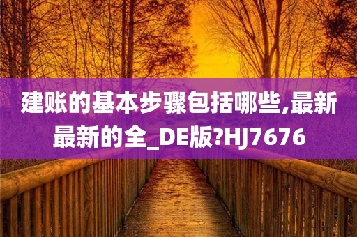 建账的基本步骤包括哪些,最新最新的全_DE版?HJ7676