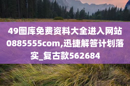 49图库免费资料大全进入网站0885555com,迅捷解答计划落实_复古款562684