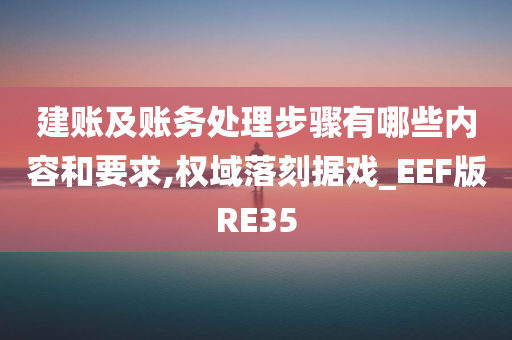 建账及账务处理步骤有哪些内容和要求,权域落刻据戏_EEF版RE35