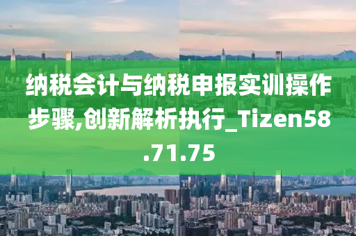 纳税会计与纳税申报实训操作步骤,创新解析执行_Tizen58.71.75