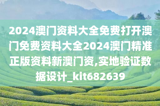 2024澳门资料大全免费打开澳门免费资料大全2024澳门精准正版资料新澳门资,实地验证数据设计_kit682639