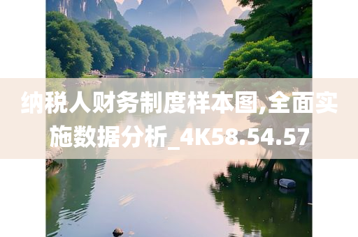 纳税人财务制度样本图,全面实施数据分析_4K58.54.57