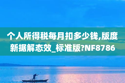 个人所得税每月扣多少钱,版度新据解态效_标准版?NF8786