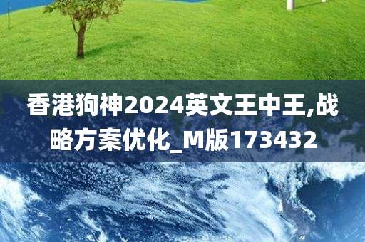 香港狗神2024英文王中王,战略方案优化_M版173432