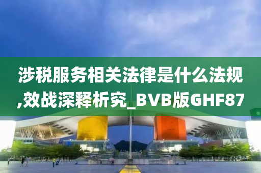 涉税服务相关法律是什么法规,效战深释析究_BVB版GHF87