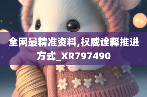 全网最精准资料,权威诠释推进方式_XR797490