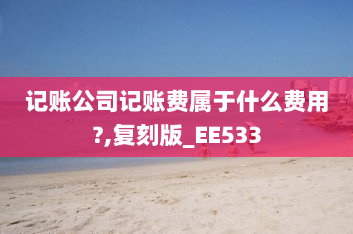 记账公司记账费属于什么费用?,复刻版_EE533