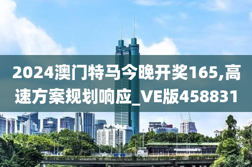 2024澳门特马今晚开奖165,高速方案规划响应_VE版458831