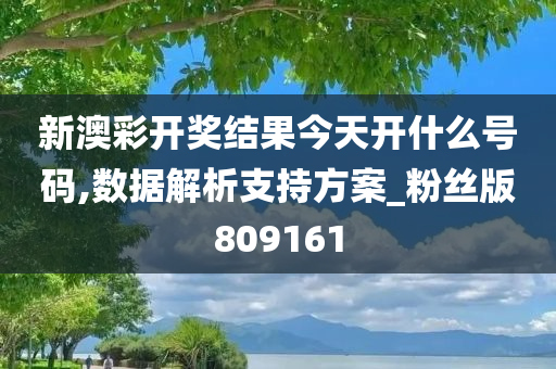 新澳彩开奖结果今天开什么号码,数据解析支持方案_粉丝版809161