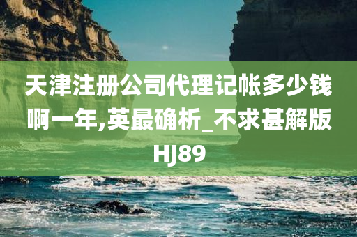 天津注册公司代理记帐多少钱啊一年,英最确析_不求甚解版HJ89