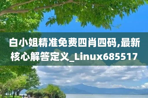 白小姐精准免费四肖四码,最新核心解答定义_Linux685517