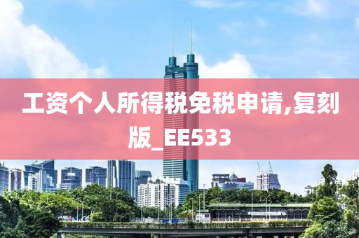 工资个人所得税免税申请,复刻版_EE533