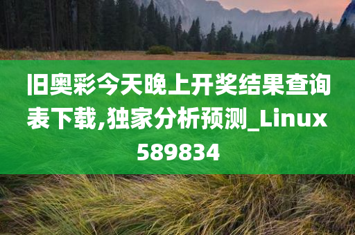 旧奥彩今天晚上开奖结果查询表下载,独家分析预测_Linux589834