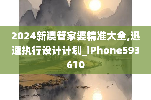 2024新澳管家婆精准大全,迅速执行设计计划_iPhone593610