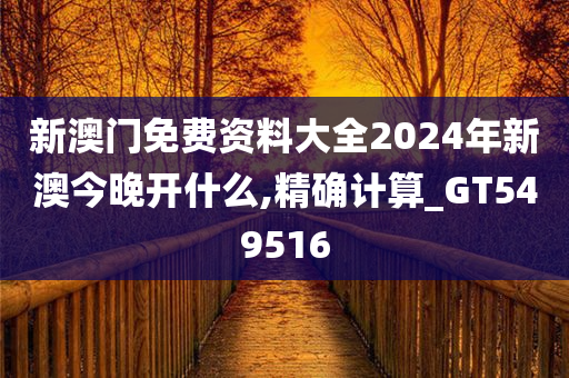 新澳门免费资料大全2024年新澳今晚开什么,精确计算_GT549516