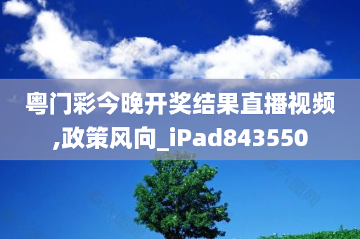 粤门彩今晚开奖结果直播视频,政策风向_iPad843550