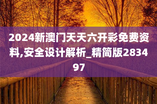 2024新澳门天天六开彩免费资料,安全设计解析_精简版283497