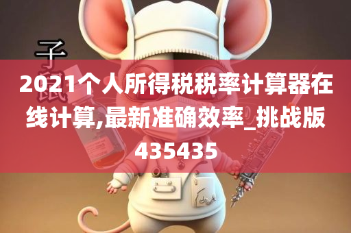 2021个人所得税税率计算器在线计算,最新准确效率_挑战版435435