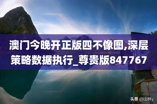 澳门今晚开正版四不像图,深层策略数据执行_尊贵版847767