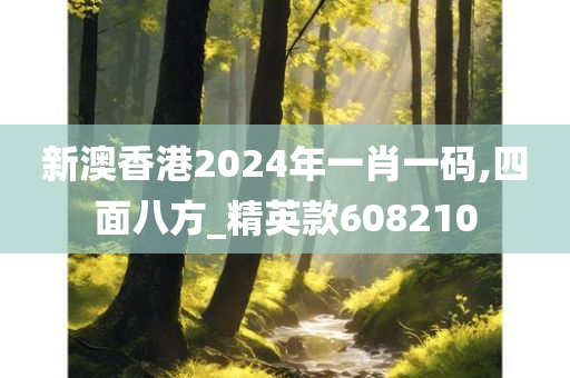 新澳香港2024年一肖一码,四面八方_精英款608210