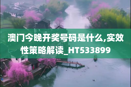 澳门今晚开奖号码是什么,实效性策略解读_HT533899