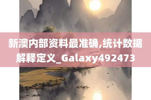 新澳内部资料最准确,统计数据解释定义_Galaxy492473